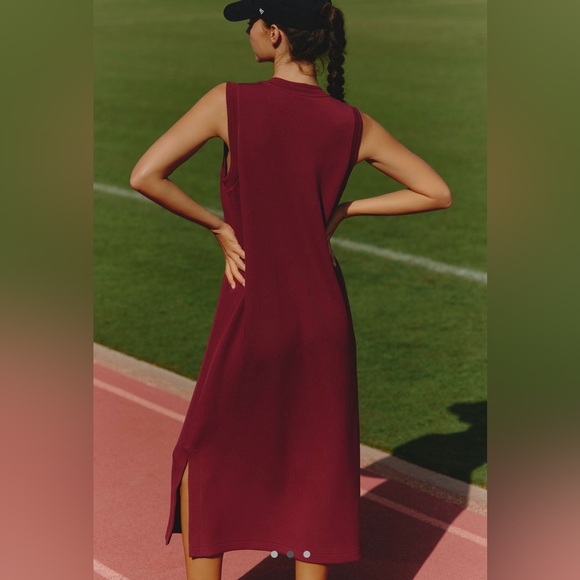 Anthropologie Varley Beatrice Sleeveless Sweater Midi Dress, MED NWT - Picture 2 of 6